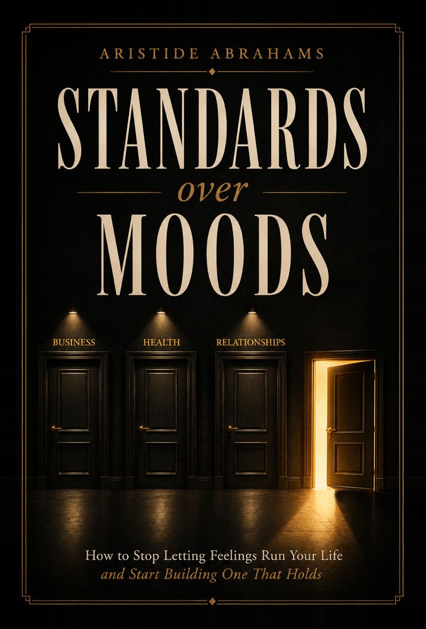 Standards Over Moods - book cover by Aristide Abrahams